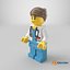 Lego Minifigur Ärztin 1