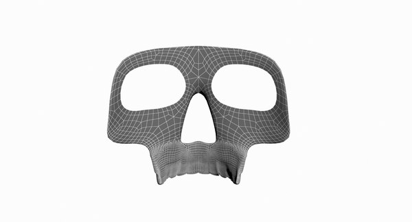 3D golden mask skelet - TurboSquid 1417063