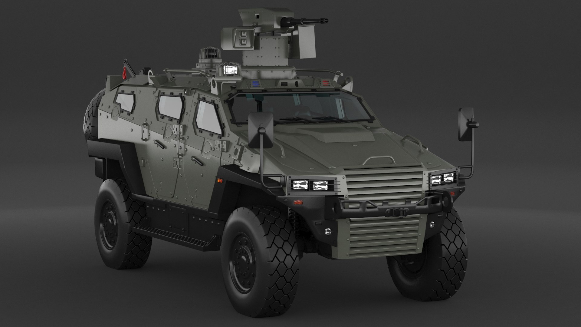 3D Model Yoruk Military Armored Vehicle - TurboSquid 1810671