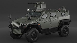 3D model Yoruk Military Armored Vehicle