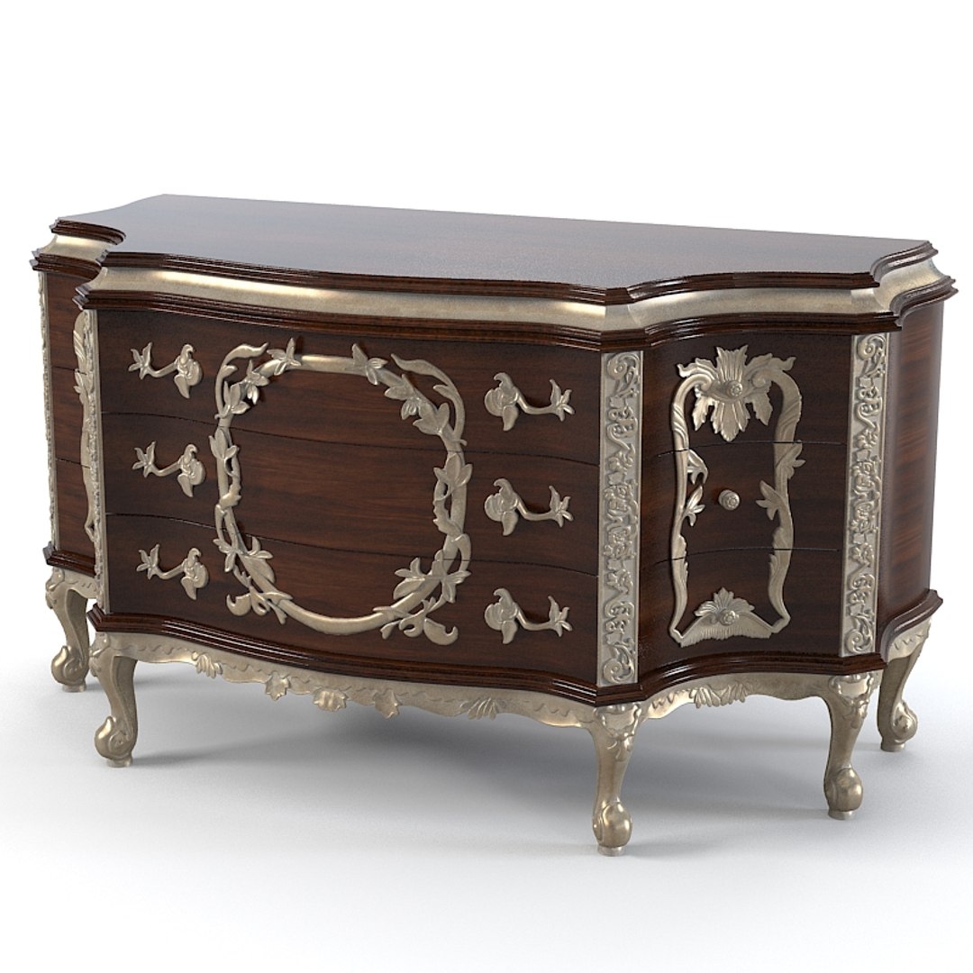 Jumbo Classic Dresser 3d Model