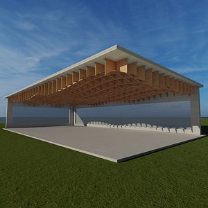 3D Parametric Wavy Waffle Structure