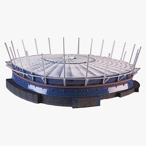 BC Place Vancouver - Low-Poly Stadium 3D Model 3D