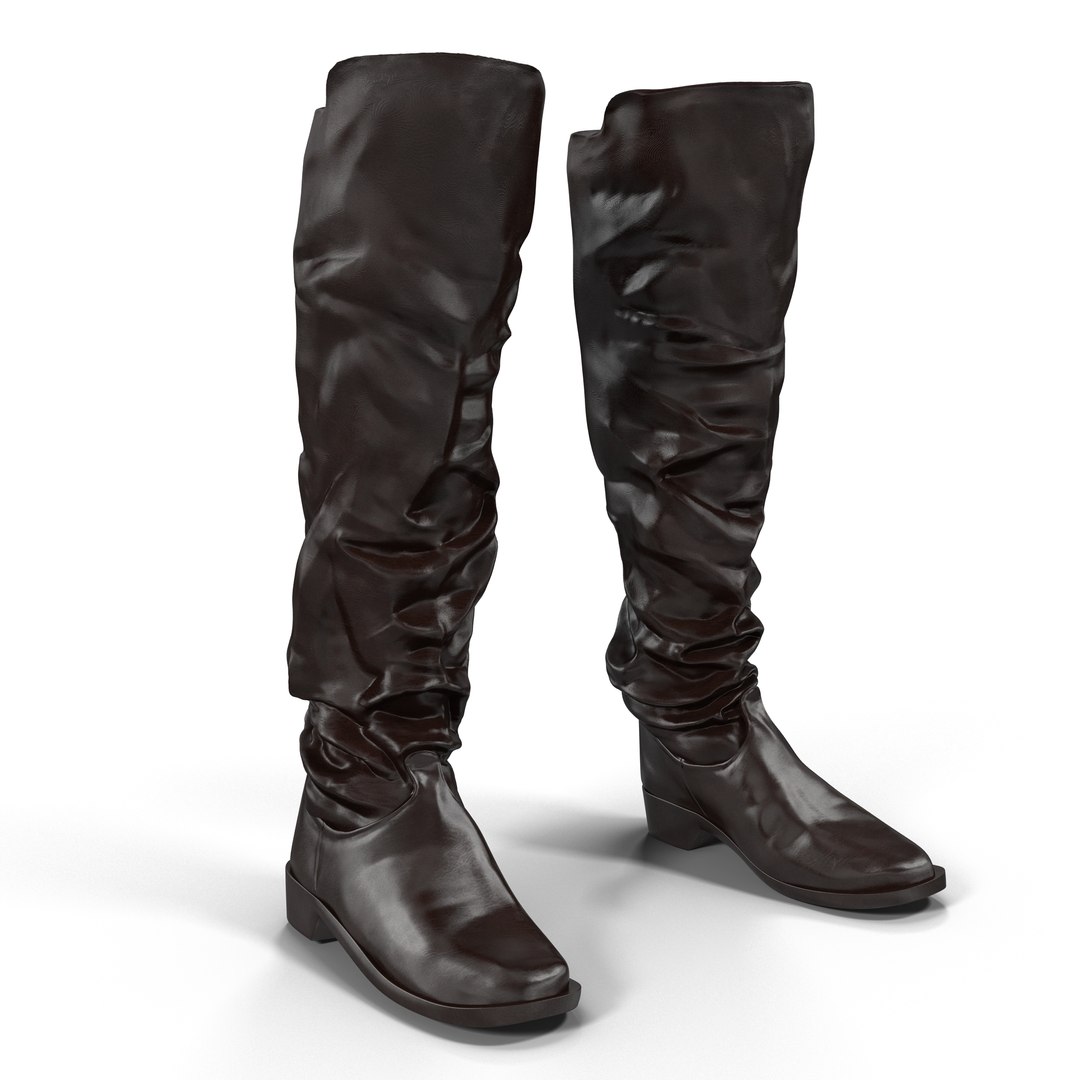 High Boots Collection 5 3D model https://p.turbosquid.com/ts-thumb/In/xMOEPu/6Zsh86fO/medievalleatherboots3dmodel01/jpg/1648900691/1920x1080/fit_q87/84c39c8f02e9a4319ff1837585432c89e7d60025/medievalleatherboots3dmodel01.jpg
