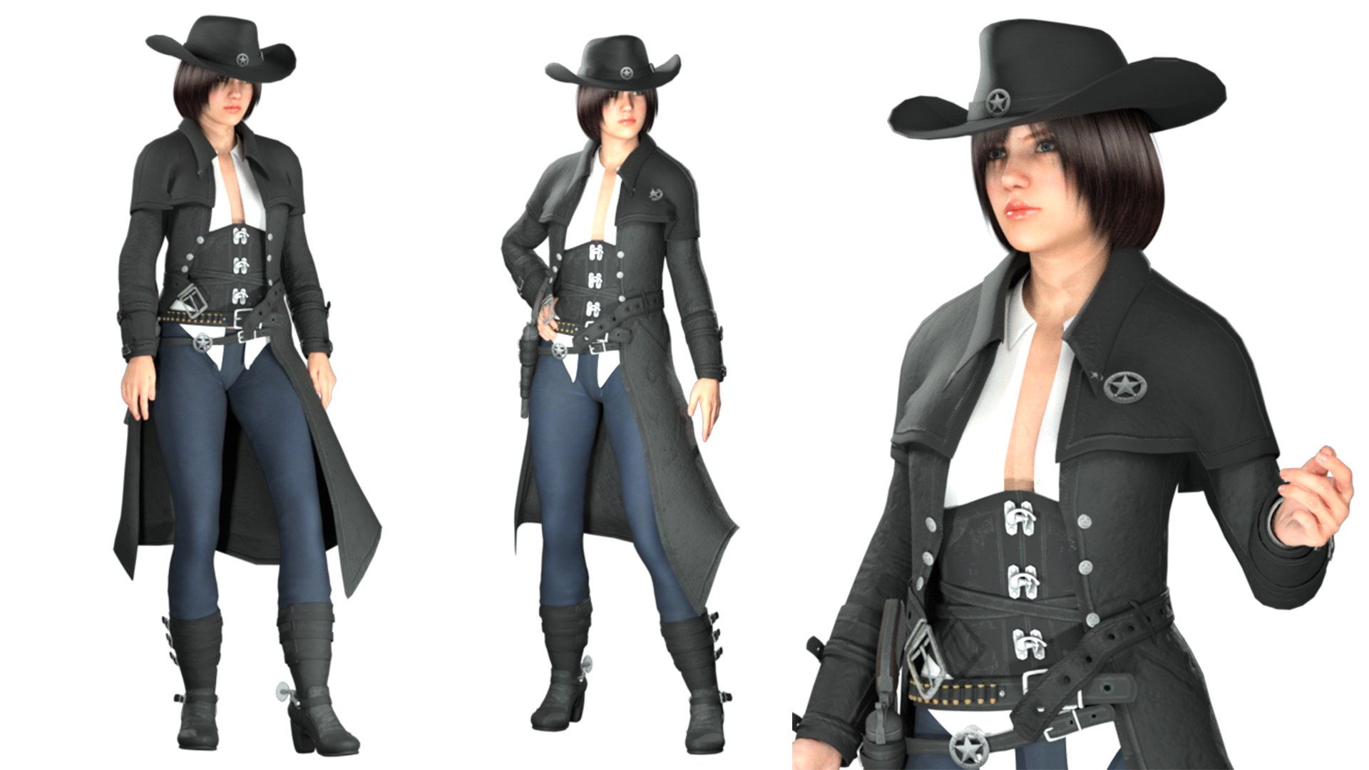 Realistic Rigged CowBoy Girl Character 3D Model 3D https://p.turbosquid.com/ts-thumb/In/yqcZEl/4B/realisticriggedcowboygirlcharacter3dmodeld4/png/1703176381/1920x1080/fit_q87/6a36a6ba2b7f43c81cbcf4460a8c26fbf70f1b73/realisticriggedcowboygirlcharacter3dmodeld4.jpg