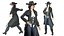 Realistic Rigged CowBoy Girl Character 3D Model