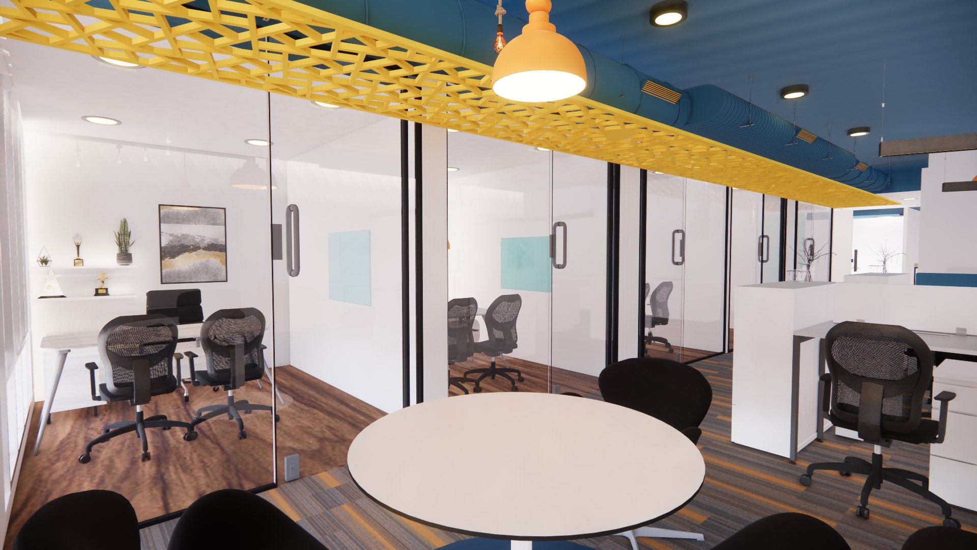 3D Office Interior - TurboSquid 2238478