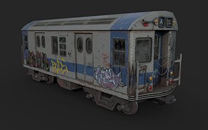 3D model Subway train