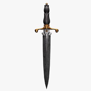 Medieaval Dagger 3D model