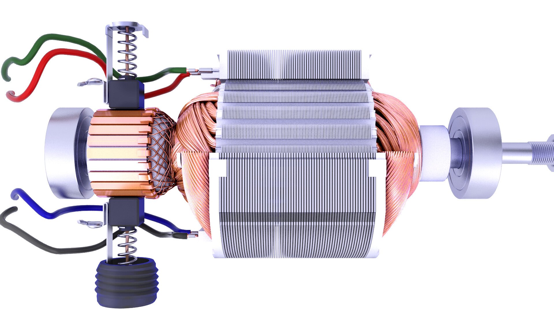 Electric Motor Parts Diagram 36 3D model TurboSquid 1999745