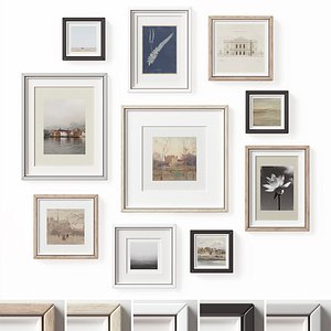 Picture Frames Set-669 3D model