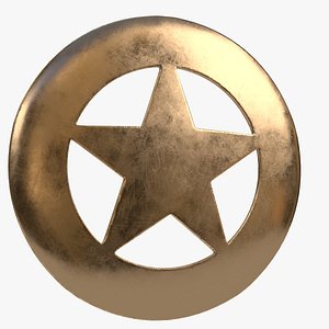 Sheriff round badge