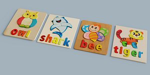 3D Animal Puzzle Pack for Kids Educational