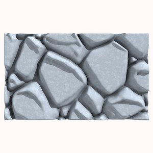 3D model Stone wall 179