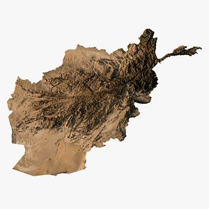 relief afghanistan 3D model