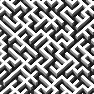 3d model of mega-maze mazes