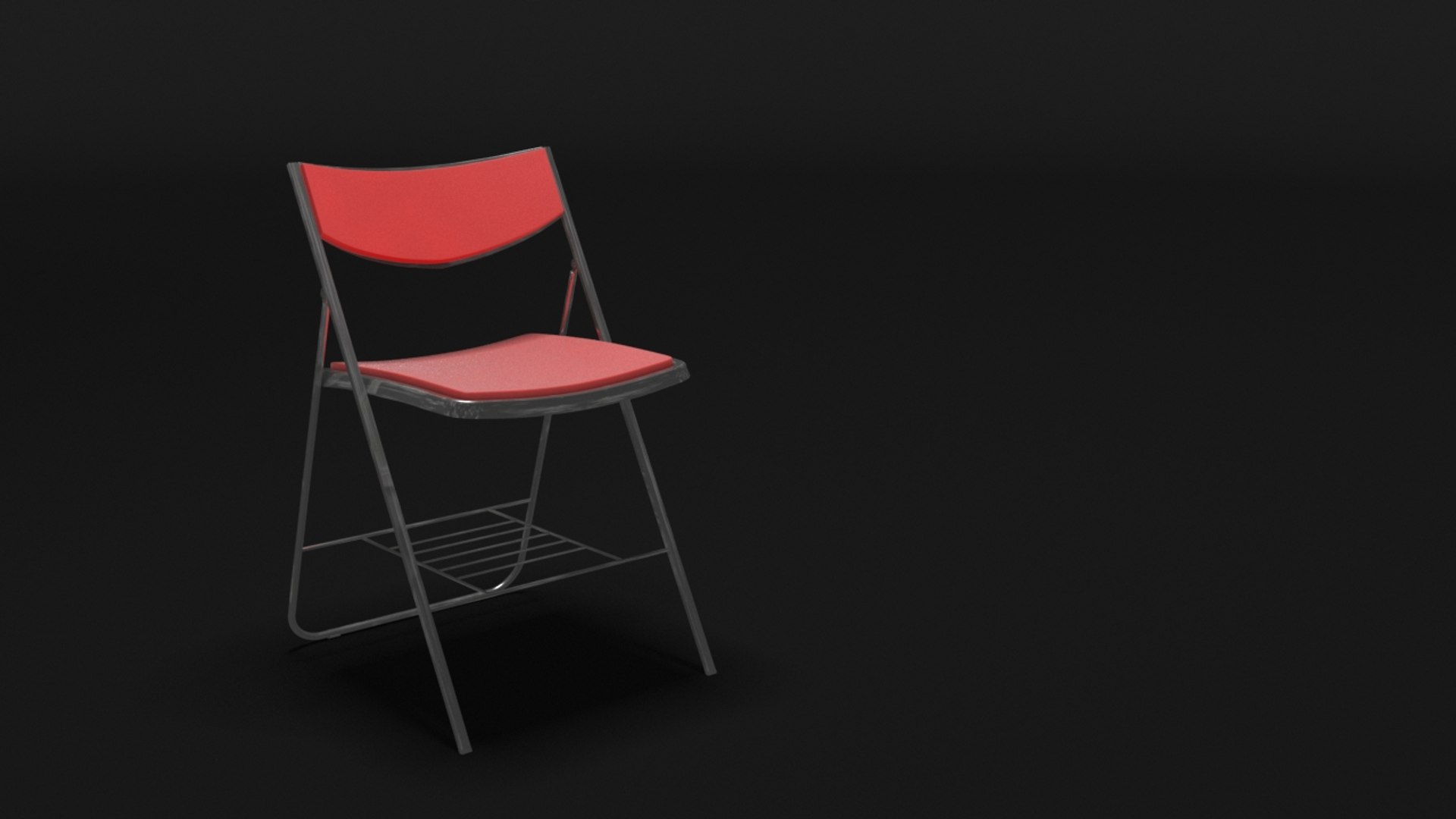 3d Folding Chair Model