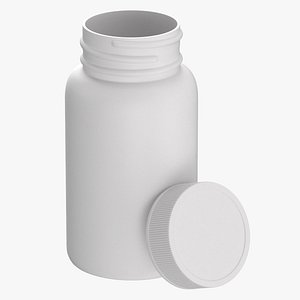 plastic bottle pharma 950ml 3D
