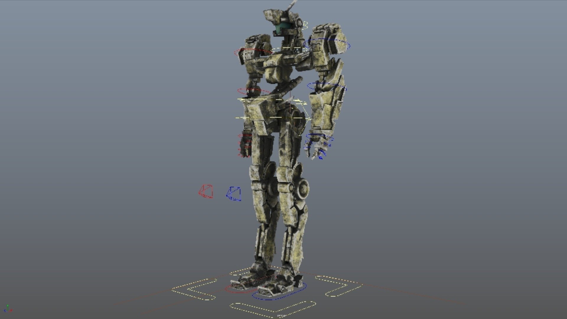 3D Robot Full Rigged - TurboSquid 2372205