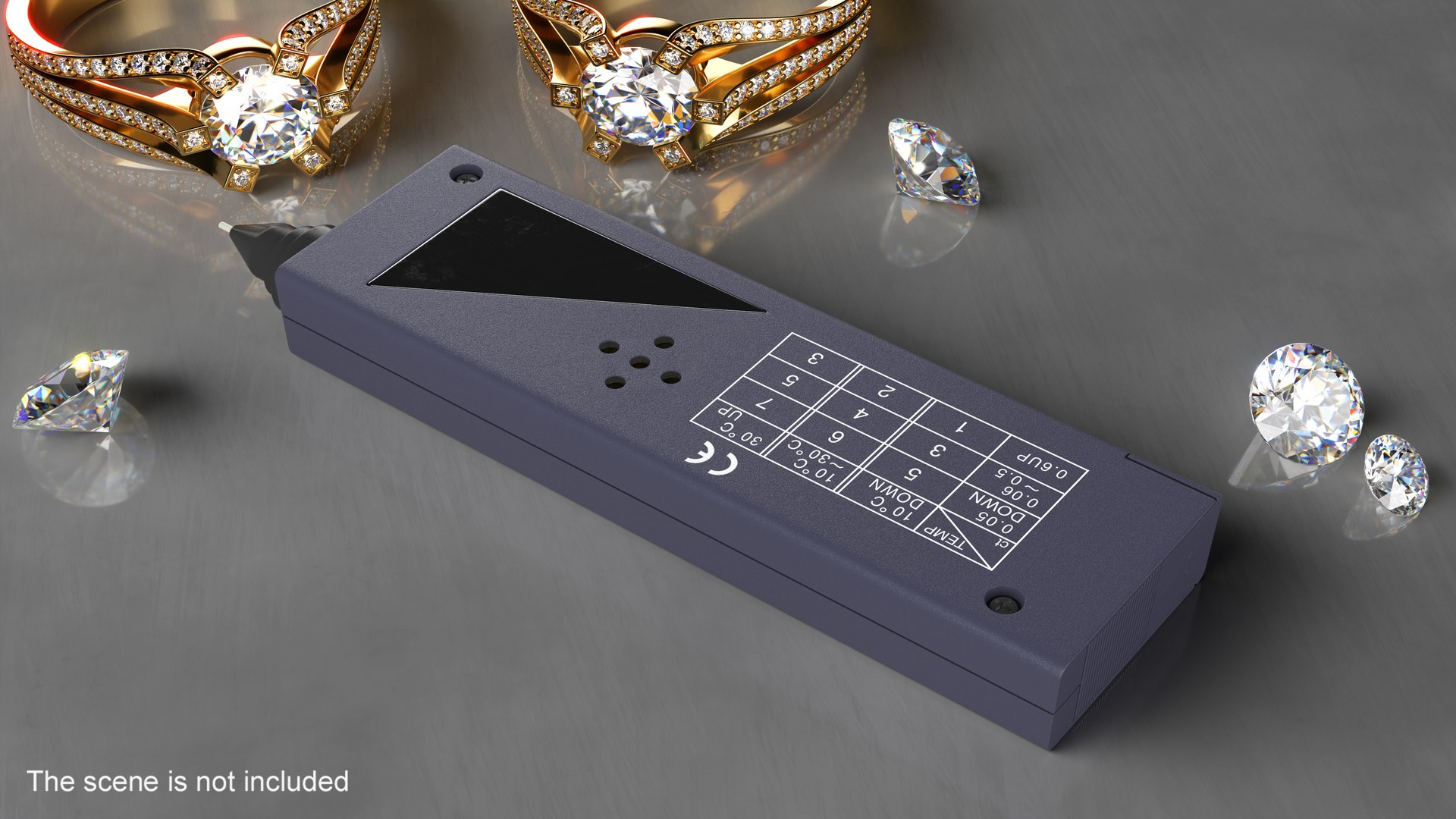 Diamond Tester model https://p.turbosquid.com/ts-thumb/Io/ZVHN62/Kv/diamondtestermb3dmodel003/jpg/1655526861/1920x1080/fit_q87/abb9c11dc4a2bb6eb8a7b6c3d855932e9f395284/diamondtestermb3dmodel003.jpg