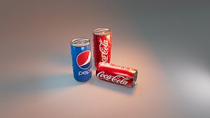 CG Cold Pepsi Can model