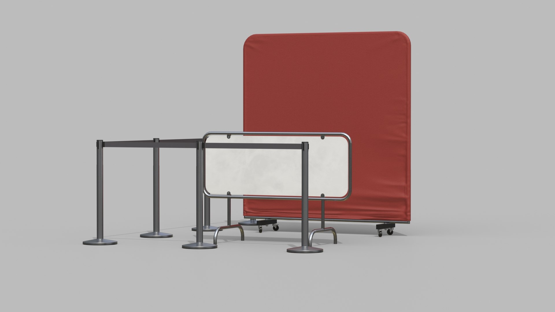 Racing Pitlane Barrier And Wall Modular System 3D Model - TurboSquid ...