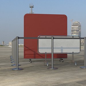 Racing Pitlane Barrier and Wall Modular System
