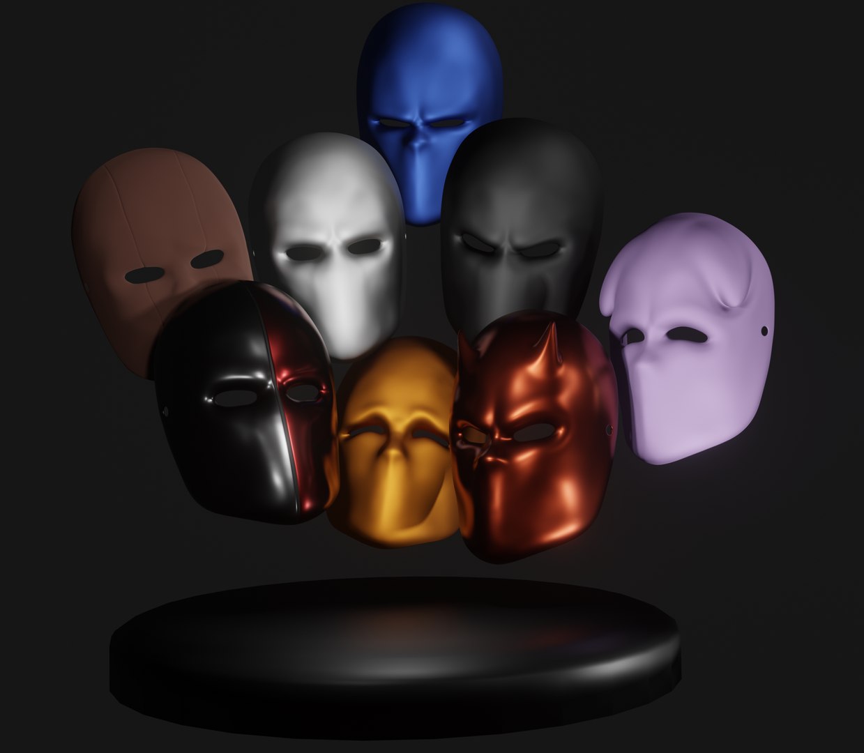 Mask Collection - All The Masks You Need 3D - TurboSquid 1747273