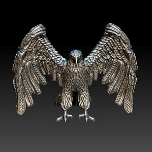 Eagle ronde-bosse STL for CNC Router 3D model