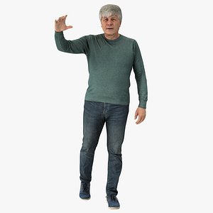 3D model Jack Casual Autumn Interacting Pose 01 Waving