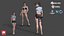 Cop Claire - Modello 3D low-poly pronto per il gioco