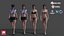 Cop Claire - Modello 3D low-poly pronto per il gioco
