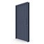 Modern Design White Metal Steel Door with Wooden Details model 3D model
