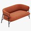 SAMURAI 2-Seater Sofa Low