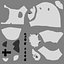 Animated Cartoon Brown Bear 3D Character - Rigged