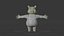 Animated Cartoon Brown Bear 3D Character - Rigged