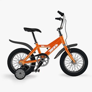 3d bicycle render