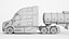 Przyczepa cysterna paliwowa Semi Truck Generic 04