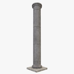 Dirty Pillar 3D model