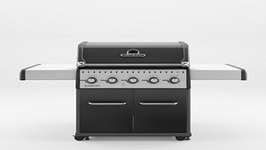 Baron Barbecue and Grill 3D Model