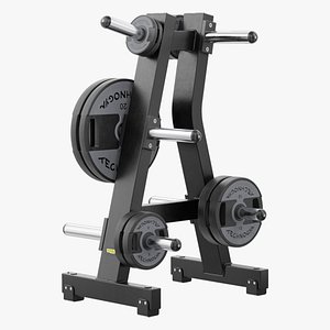 Technogym Disk Rack Pure 3D model
