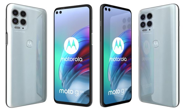 3D Motorola Moto G100 Iridescent Sky