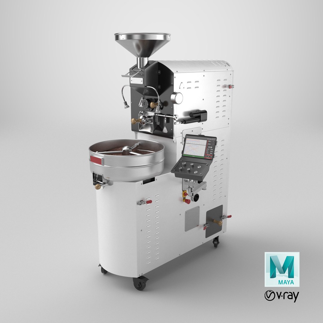 Coffee Roaster Machine White 3D model https://p.turbosquid.com/ts-thumb/Ip/Gk2ilN/xJ/stemcell_maya_vray_render/png/1713374871/1920x1080/fit_q87/a3734087a3262385dc4db63e08d2bdda9fc19472/stemcell_maya_vray_render.jpg