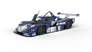 Mercedes Benz C9 1987 Sauber Michelin Racing HQ 3D