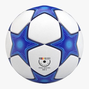 3D Star Soccer Ball model