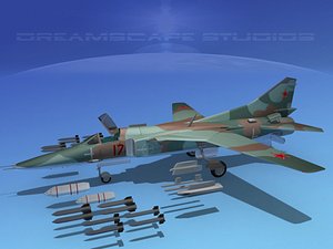 3d model mig-27 flogger russia