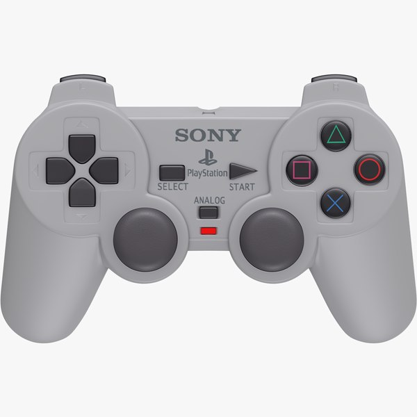 Ps1 Dual Shock Controller 3D-Modell - TurboSquid 2201173