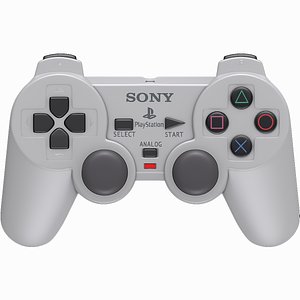 Ps1 Dual Shock Controller 3D model