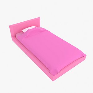 Single bed (Minimalistic Pink)