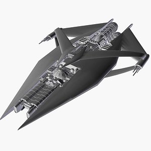 3D gquan narn cruiser model